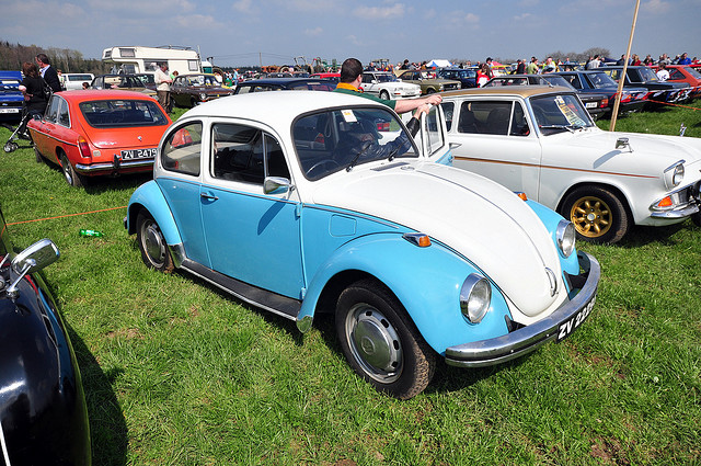 Two-tone Volkswagen Beetle
